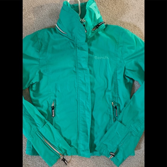 NEW *NWOT* ‘BENCH’ Windbreaker Jacket - Turqoise - Picture 2 of 8